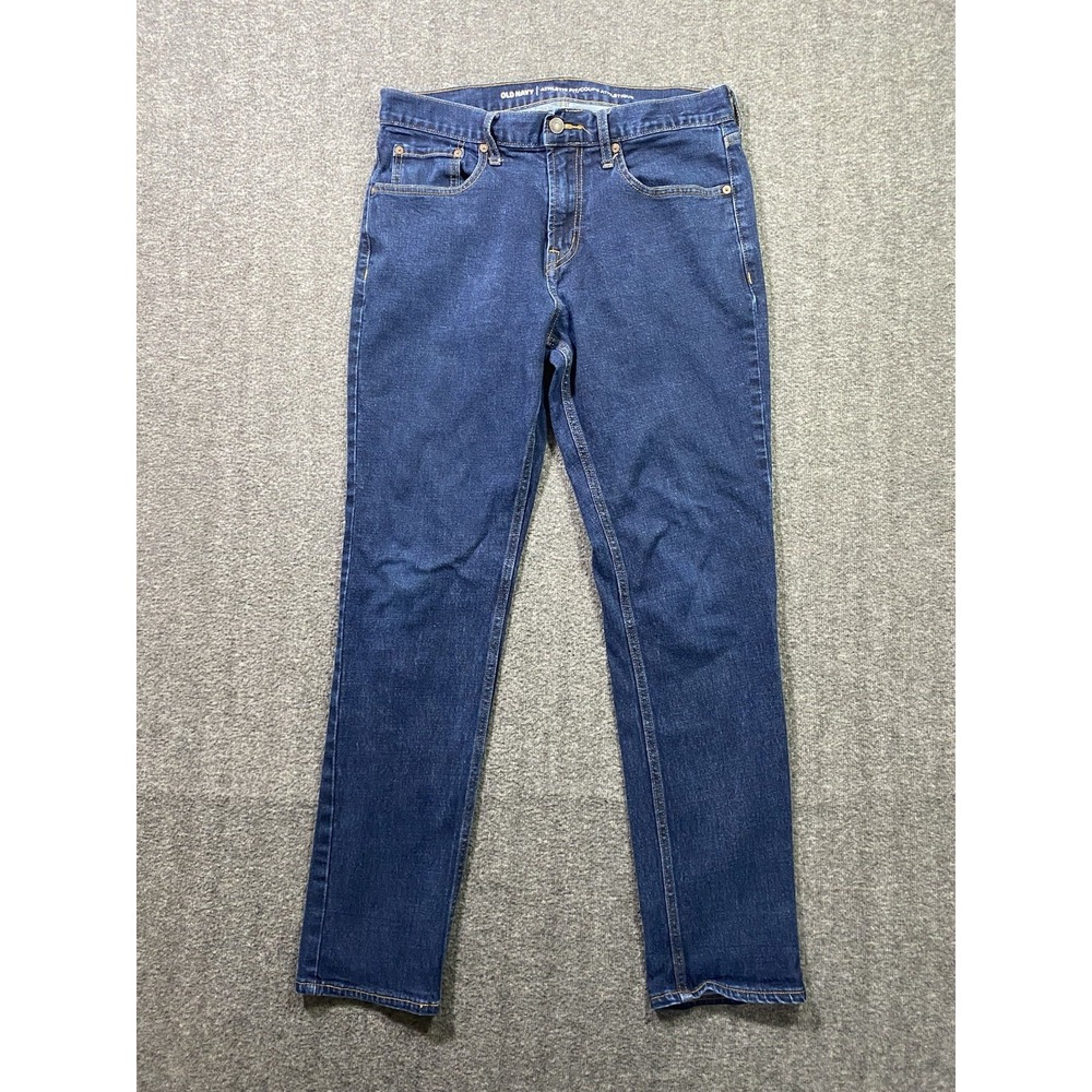 Old Navy Women's Athletic Fit Jeans Dark Wash Blue Size 32x28